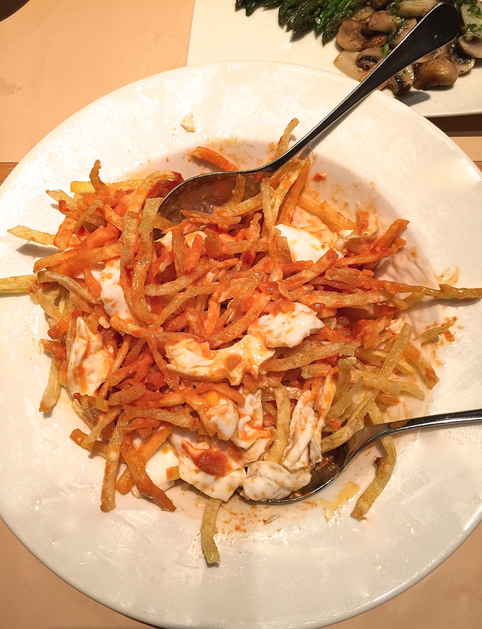 Huevos cabreados @La Cerveceria Catalana