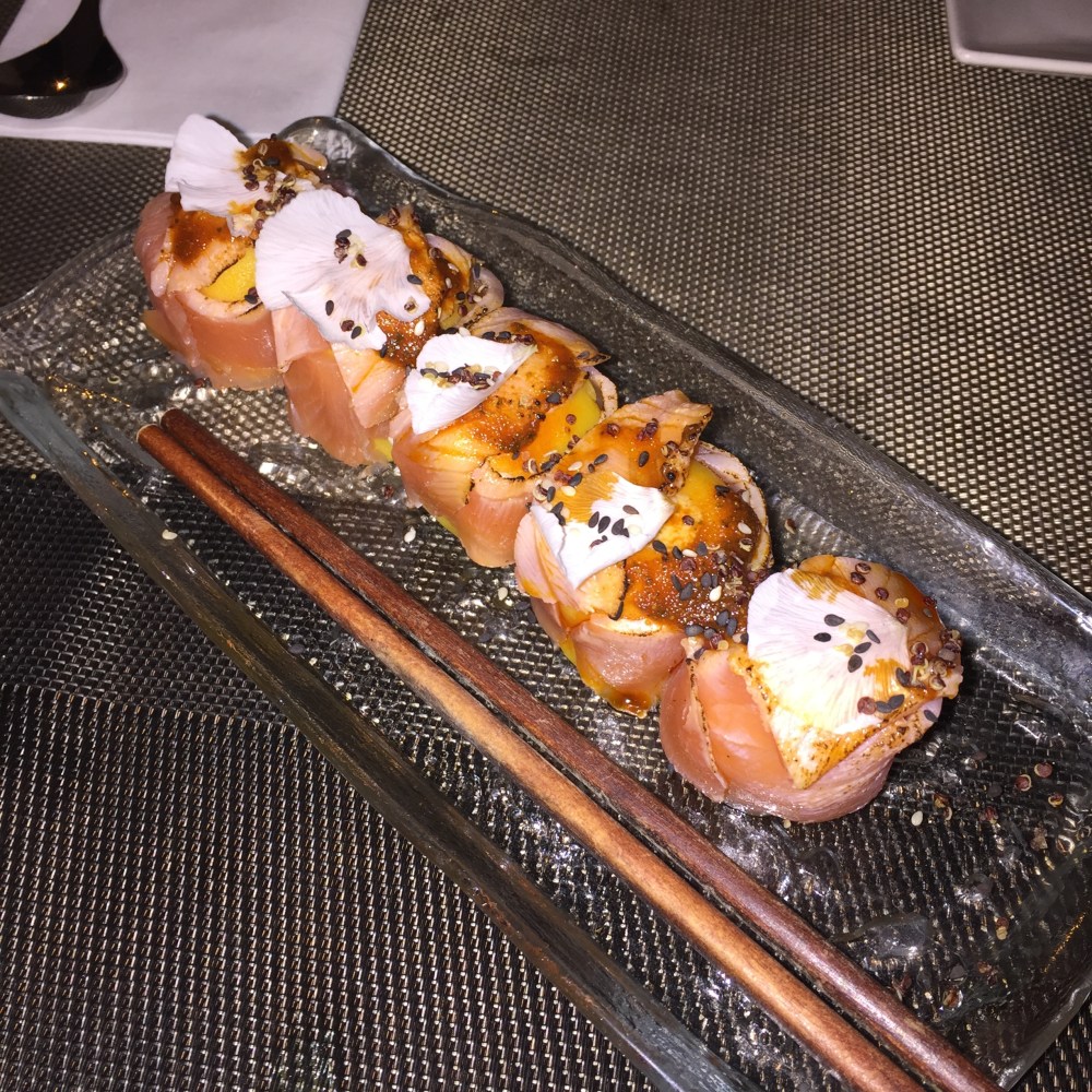 Rolls saumon fumé et patate douce